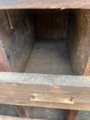 Antique Vintage Display Cabinet Wood Cubby Parts Bin Apothecary Nesting Prim
