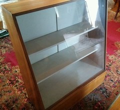 000 Vintage York Cutlery Store Display Cabinet Glass Front Nice 3 Shelf