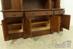 F33178: Mahogany Custom Made Pool Rack Bookcase Cabinet