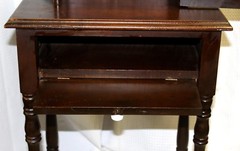 *RARE* Antique Early 20th Century Mahogany Telephone Cabinet with Stand