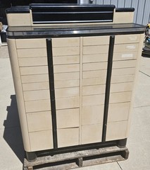American Cabinet Company Antique Art Deco Medical Dental Cabinet See Description