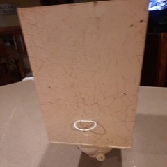 Vintage Antique Metal Hand Crank Flour Bin Sifter For Hoosier Cabinet