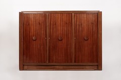 French Art Deco Antique Mahogany Sideboard Cabinet by Andre Sornay