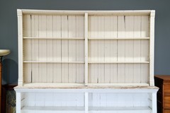 Antique Mercantile General Store Display Apothecary Cabinet Bar white Counter