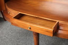 Paolo Buffa Unique Marquetry Liquor Cabinet by Serafino Arrighi, Italy, 1955
