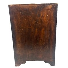 Antique Asian 8 Drawer Wooden Metal Handmade Jewelry/Spice Organizer Cabinet