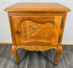 Amazing Pair French Bedside Tables Cupboards Cabinets Louis XVI (LOT 2830)