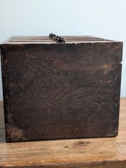 Oak 5 Graduated Drawer Small Cabinet Ceramic Insert Drawers Victorian Antique