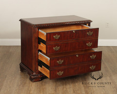 Hooker Furniture ‘Seven Seas’ Georgian Style Carved Mahogany File Cabinet