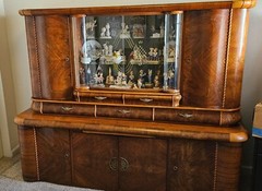 1950 vintage German cabinet-PICK UP ONLY. German shrank from 1950s. In good cond
