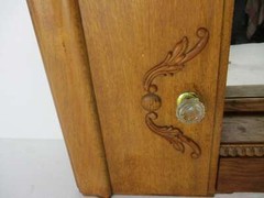 large Double Apothecary Bathroom Medicine Kitchen Cabinet Wood Art deco Gorgeous