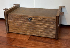 Rare Breadbox Vtg Under Cabinet Mount Space Saver Wooden MCM