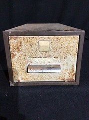 Vintage Myers Metal Index Draw/Filing Cabinet