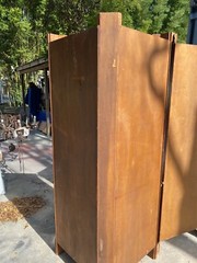 Vintage Pair of Cherry Hinkle Harris Corner Cupboards