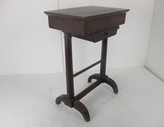 Antique Edwardian Style Period Quilting Desk Cabinet Writing Table Exquisite