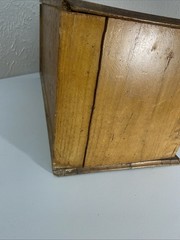 Vintage Crowley’s Needles Wood Cabinet – Antique 12 Drawer Cabinet