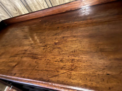Antique Hotel Furniture Mail Sorter Cabinet with Tambour Doors