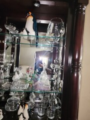 china cabinet and princess house crystal set’s