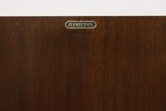 Art Deco Vintage Mahogany Medical Bath Cabinet, Hamilton #55261