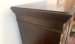 ANTIQUE 1800’s ENGLISH OAK CABINET APOTHECARY TOBACCO CUPBOARD – Local Pickup NC