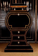 L-Sam-211 Lyra Secretary Writing Furniture Bureau IN Viennese Biedermeier Style