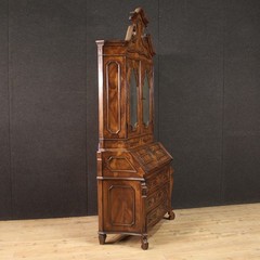 Lombard trumeau bureau double body furniture 20th century antique style desk