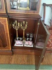 COUNCILL CRAFTSMEN Inlaid Mahogany Breakfront China Cabinet (EXC.)
