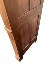 66078 Custom Hand Made Inlaid Corner China Cabinet