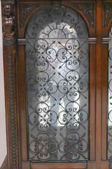 Antique Walnut Italian Cupboard Drinks Bar