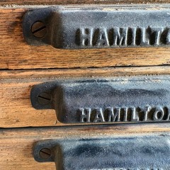 Vintage Oak Hamilton Printers/Blueprint Cabinet