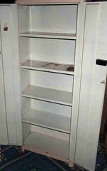 SHELF Kitchen Storage Pantry Metal CABINET 1950 Vintage Art Crest Style Cupboard