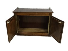 vintage wood oak barn cabinet kitchen hallway