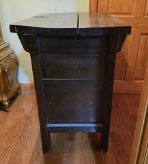 Korean Elmwood Rice Chest Storage Bin Tansu Altar Cabinet
