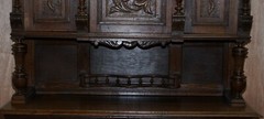 LOVELY HAND CARVED SOLID OAK DUTCH CUPBOARD ORNATE DETAILING CHEST OF DRAWERS