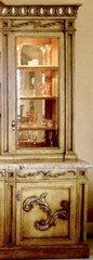 PHYLLIS MORRIS COCKTAIL/ DISPLAY LOUNGE CABINET HANDMADE MARBLE TOP ORIG $40,000