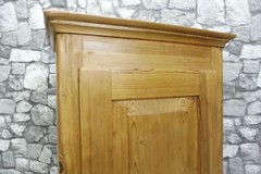 Antique German Wooden Wall Cabinet Bathroom Cabinet Hanging Cabinet around 1850