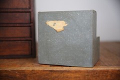 Vintage Howards Photo Lab wood Camera Film Tool box Cubby Antique Desk Organizer
