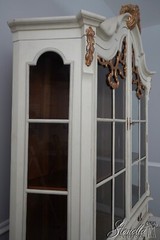 L63332EC: Dutch Style Painted Finish China Cabinet