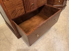 Antique Oak Ransom & Randolph Dental Cabinet Model #38