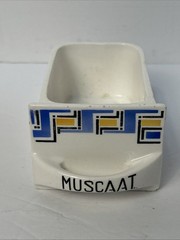 Dutch Delft Muscat Spice Cabinet Labeled Drawer Antique Replacement