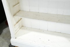Antique Mercantile General Store Display Apothecary Cabinet Bar white Counter
