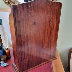 Antique victorian mahogany Mirrored Bathroom Kitchen Display Cabinet