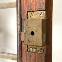 Wesleyan Mission Workshops Glass Fronted Wall Cupboard