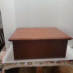 Antique J & P Coats 2 Draw Wood Spool Cotton Cabinet Counter Top Store Display