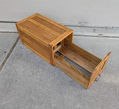 Antique Globe Wernicke Oak Wood File Cabinet Drawer Box Law Transfer Case G-891