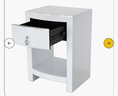 Hot Curved Glass Chest Of One Drawer by Ralph Lauren