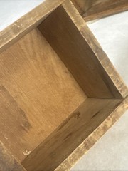 Antique Vintage Wooden Wall 8 Drawer Spice Cabinet Cupboard Apothecary Chest