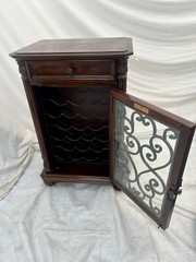 Howard Miller Bar and Spirits Cabinet Storage Barcelona Style Locking Door Key