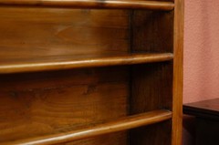 HANDMADE FRENCH PROVINCIAL FRUITWOOD PEWTER CUPBOARD C. 1810