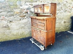 Rare Dental Cabinet in Oak by American Cabinet Company